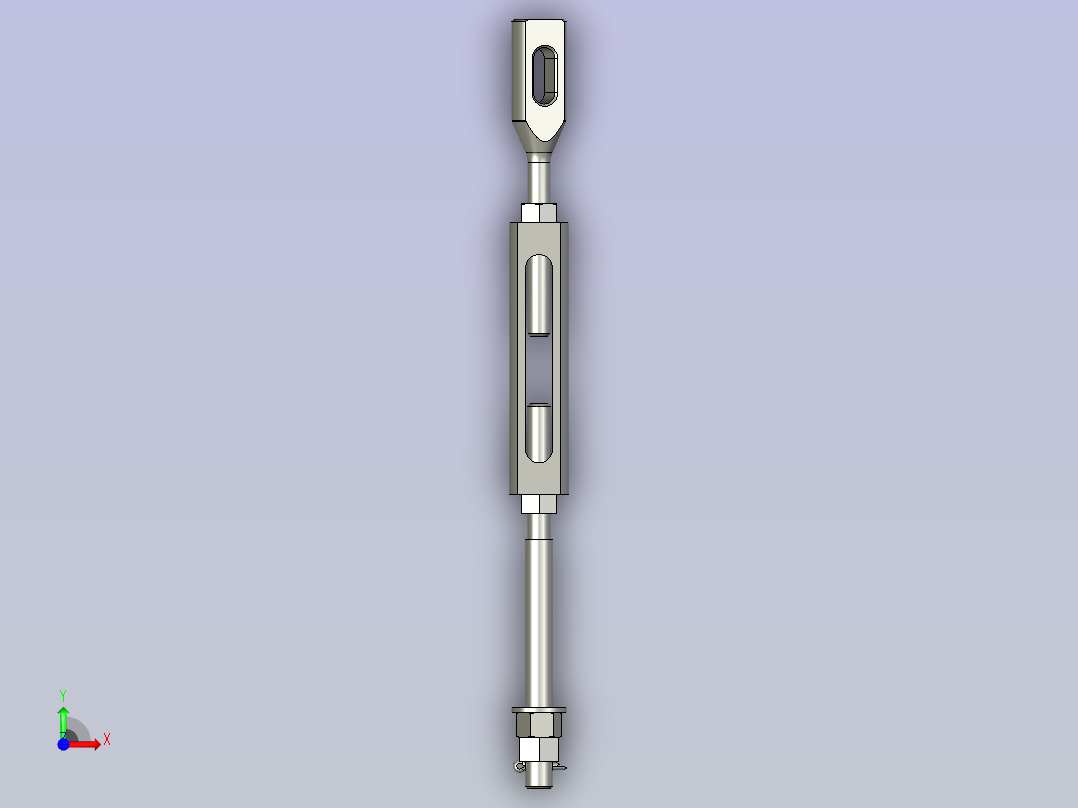 THK-B5000钢丝绳端调节组件前视图