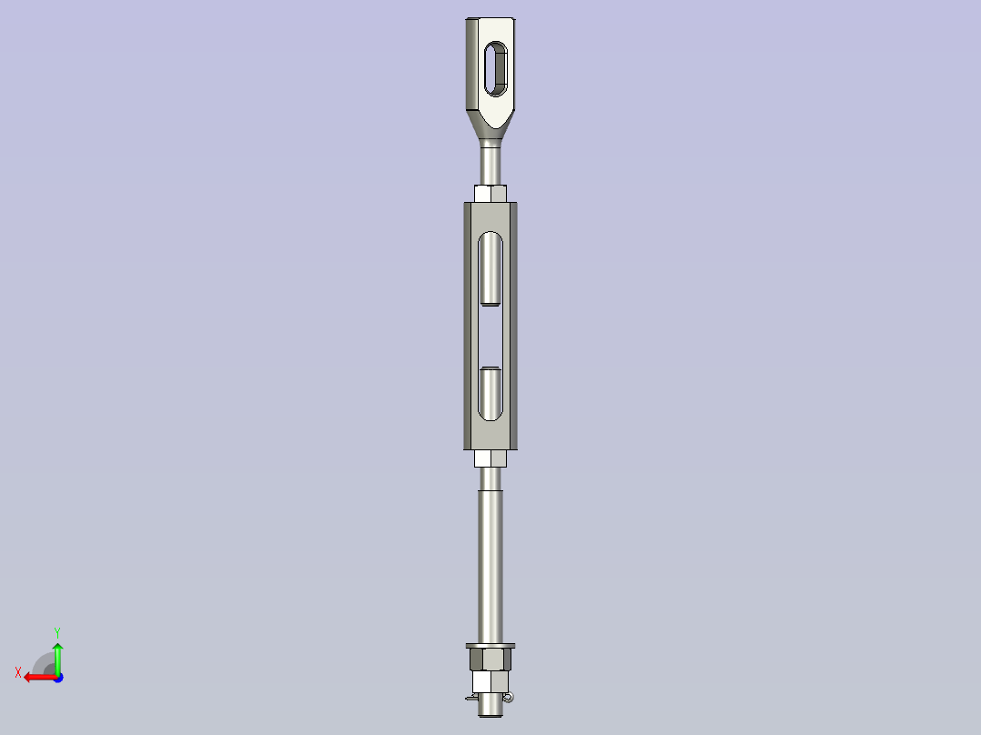 THK-B5000钢丝绳端调节组件后视图