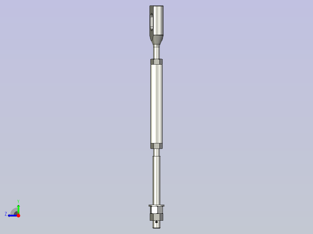 THK-B5000钢丝绳端调节组件右视图