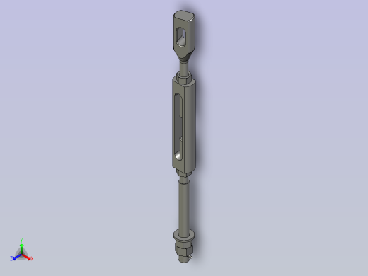 THK-B5000钢丝绳端调节组件正等轴测缩略图