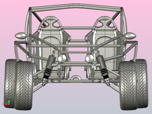 越野车框架设计后视缩略图