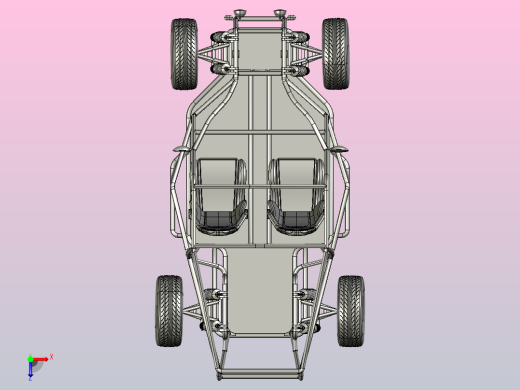 越野车框架设计俯视缩略图