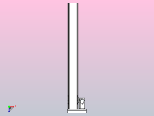 日规模组半封闭丝杆TPA-HNR-110D-1610C-L900-MR-Y-P40-N3俯视缩略图