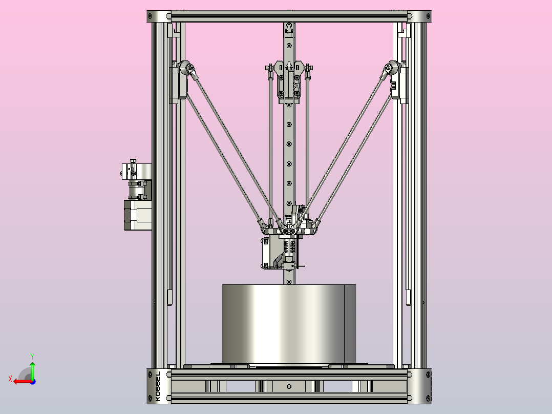 1_3D数控打印机床2(经典)后视图
