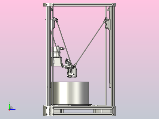 1_3D数控打印机床2(经典)左视缩略图