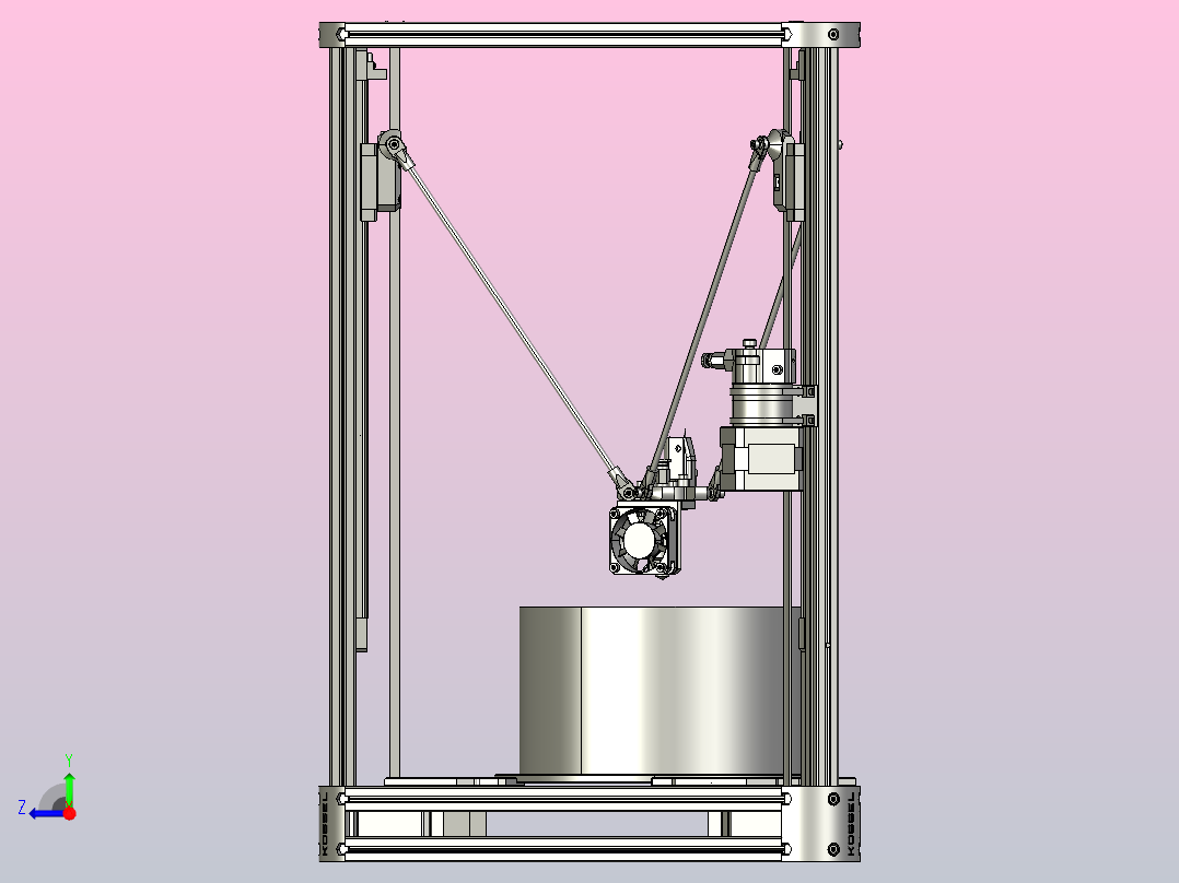 1_3D数控打印机床2(经典)右视图