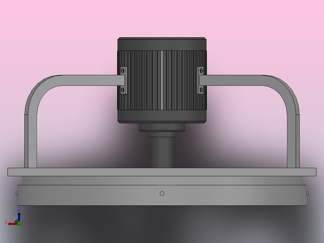 LKZ45№4.0GII轴流风机[ LKZ45№4.0GII]俯视图