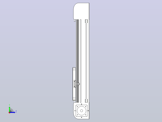 带式直线轴半闭式TPA-ONB-120-256-L350-DR-J90-N3左视缩略图