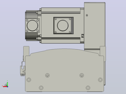 皮带直线轴半封闭可选导轨TPA-HNB-220D-176-L1500-LU-Y-P1K-N3后视缩略图