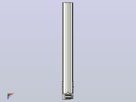 皮带直线轴半封闭可选导轨TPA-HNB-220D-176-L1500-LU-Y-P1K-N3俯视缩略图