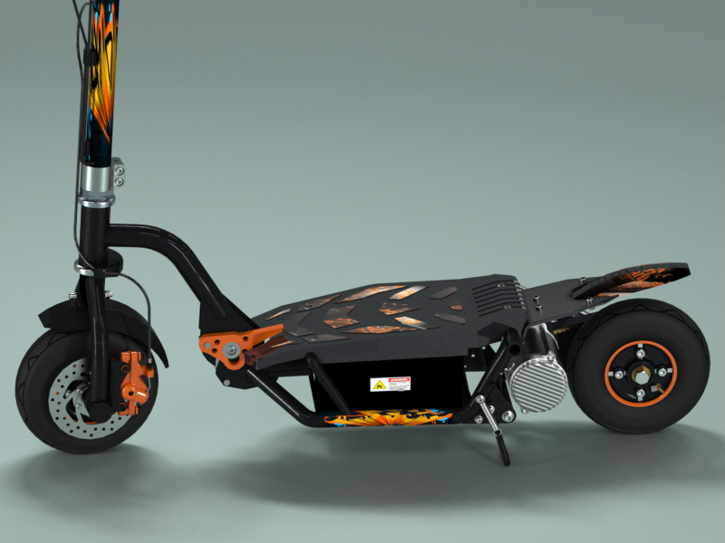 部分解决方案中创建的SXT 300踏板车