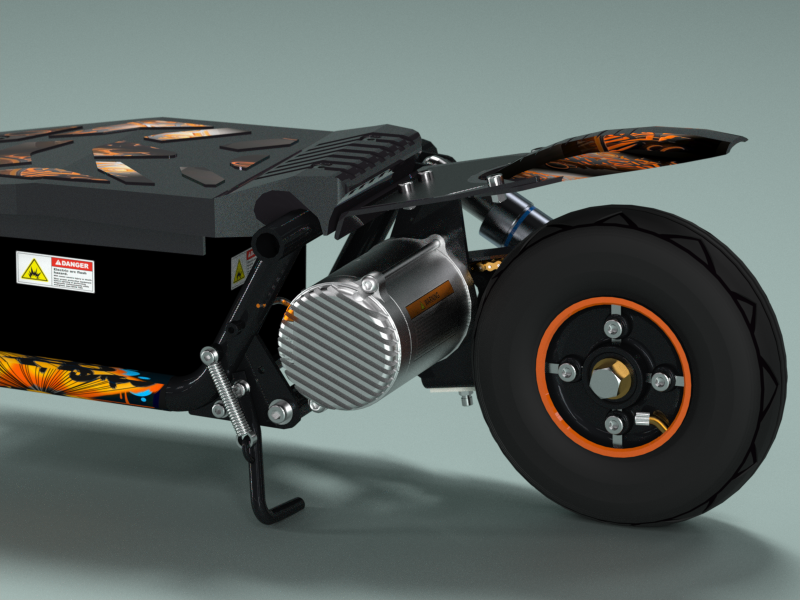 部分解决方案中创建的SXT 300踏板车