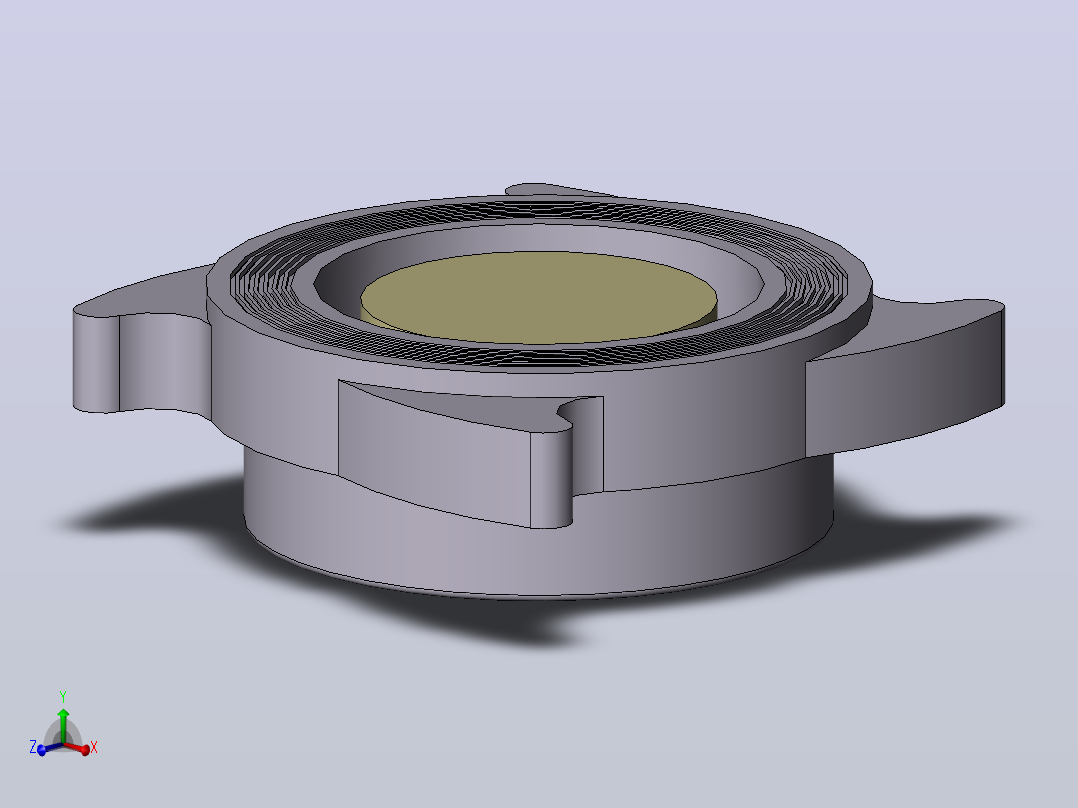 止回阀DCV2 WAFER CHECK VALVE主视图