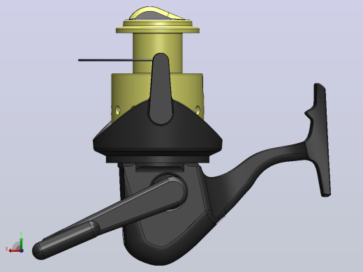 solidworks钓鱼绕线轮后视缩略图