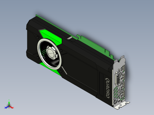 Quadro P5000显卡正等轴测缩略图