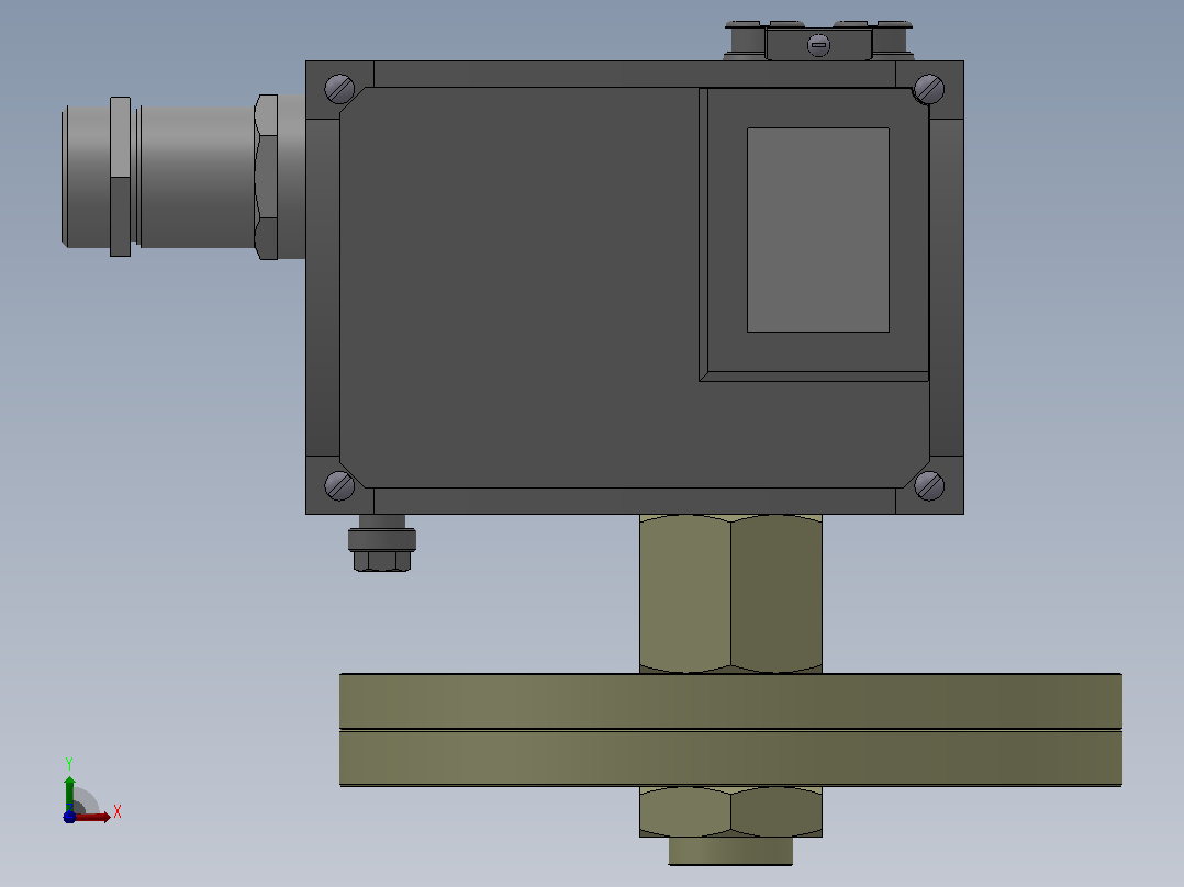 500╱7D防爆型压力控制器[500／7D压力控制器(0852280)]前视图