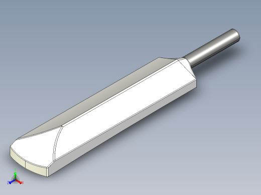 板球棒设计11主视缩略图