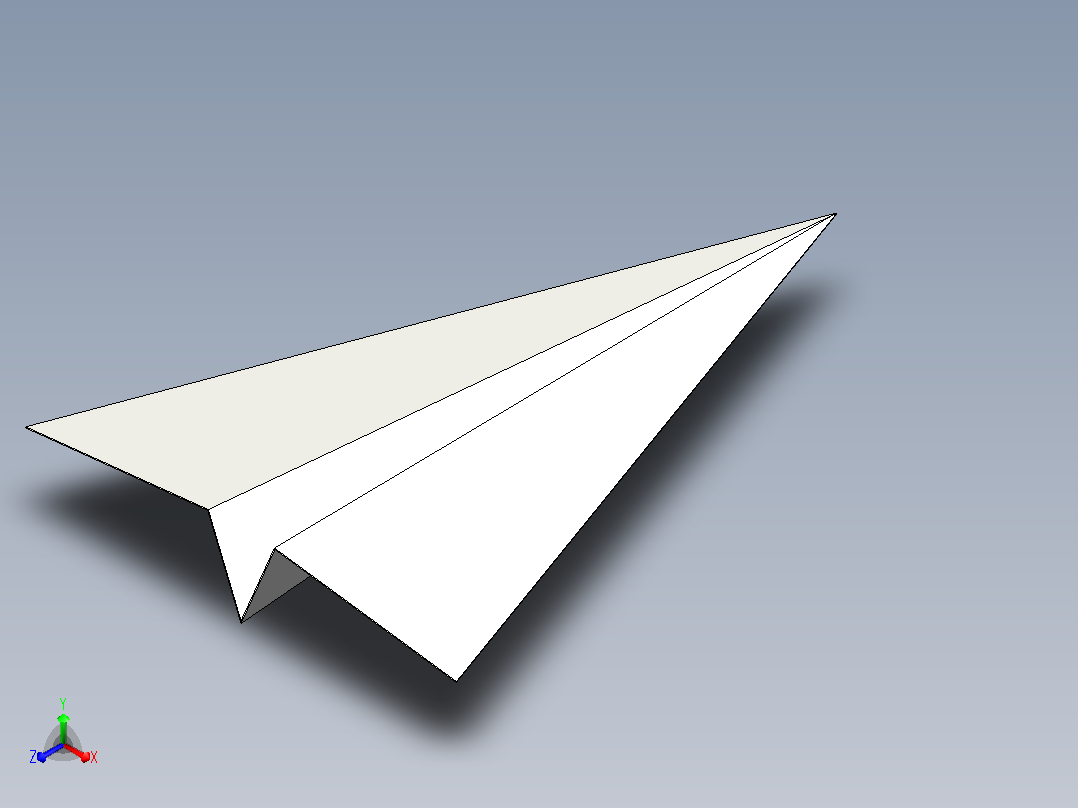 纸飞机主视图