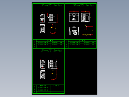 LS产电变频器Starvert-iC5 CAD缩略图