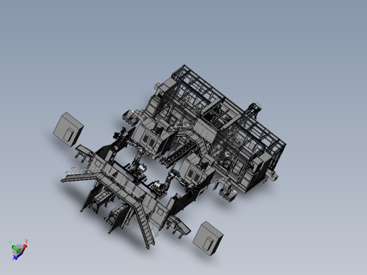 自动化曲轴箱下体生产线