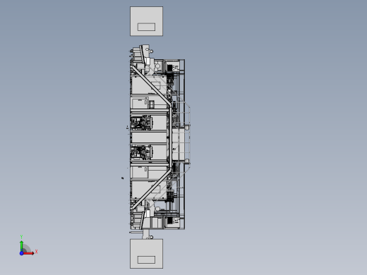 自动化曲轴箱下体生产线前视缩略图