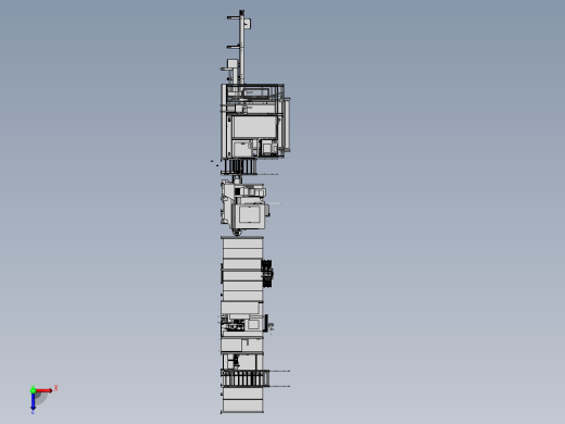 自动化曲轴箱下体生产线俯视缩略图
