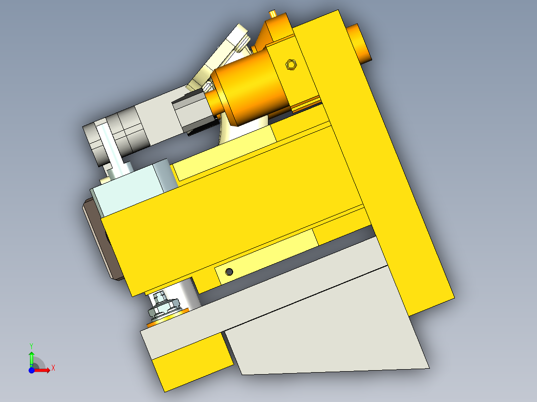 液压夹具前视图