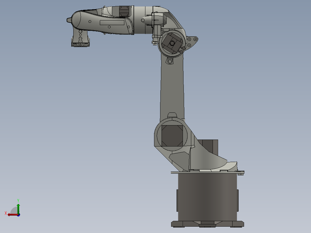 KUKA 1012 arm Robot后视图
