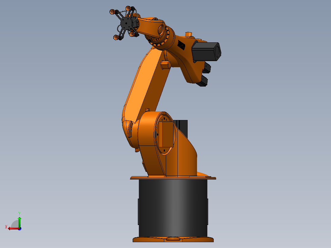 kuka-kr16-robot后视图