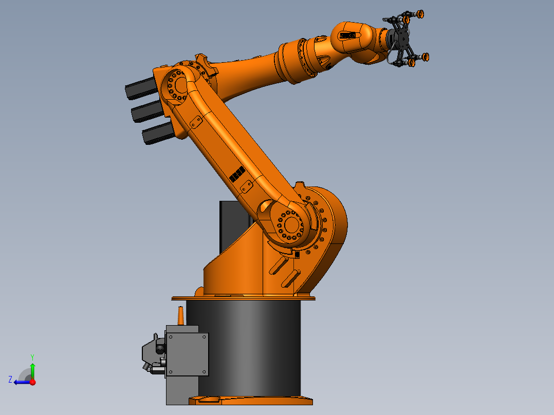 kuka-kr16-robot右视图