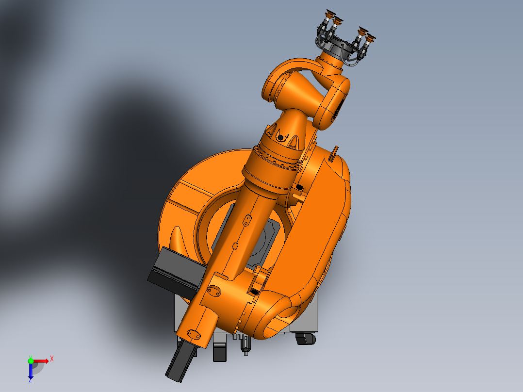 kuka-kr16-robot俯视图