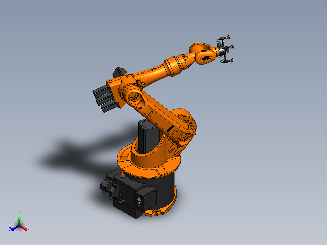 kuka-kr16-robot正等轴测图