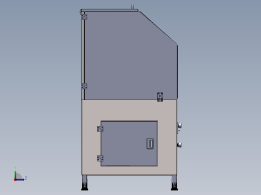 南方航空抛光机 sw14可编辑左视缩略图