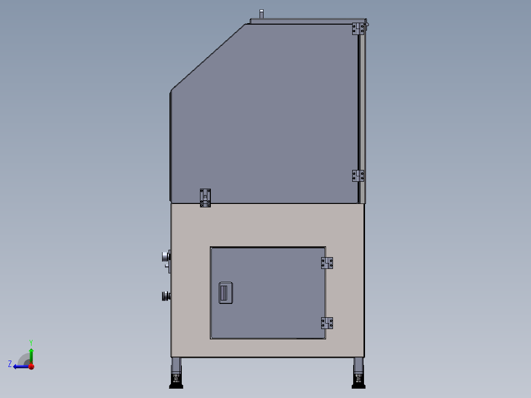 南方航空抛光机 sw14可编辑右视图
