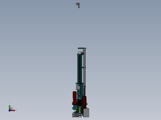 立体仓储单立柱堆垛机（投产使用）sw16可编辑前视缩略图