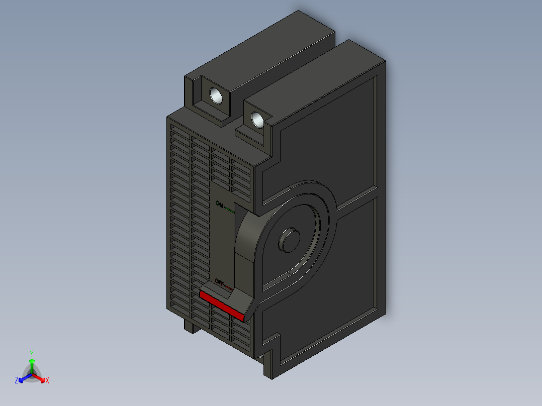 Inventor设计的断电器