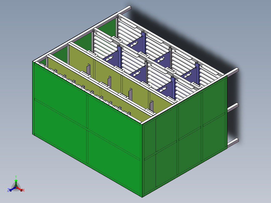 2022.06月-多层储物架sw18可编辑正等轴测图