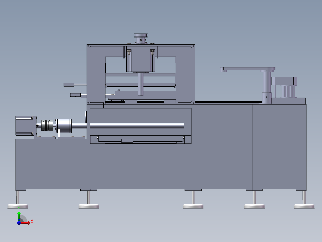 同位素胶囊自动分装系统设计前视图