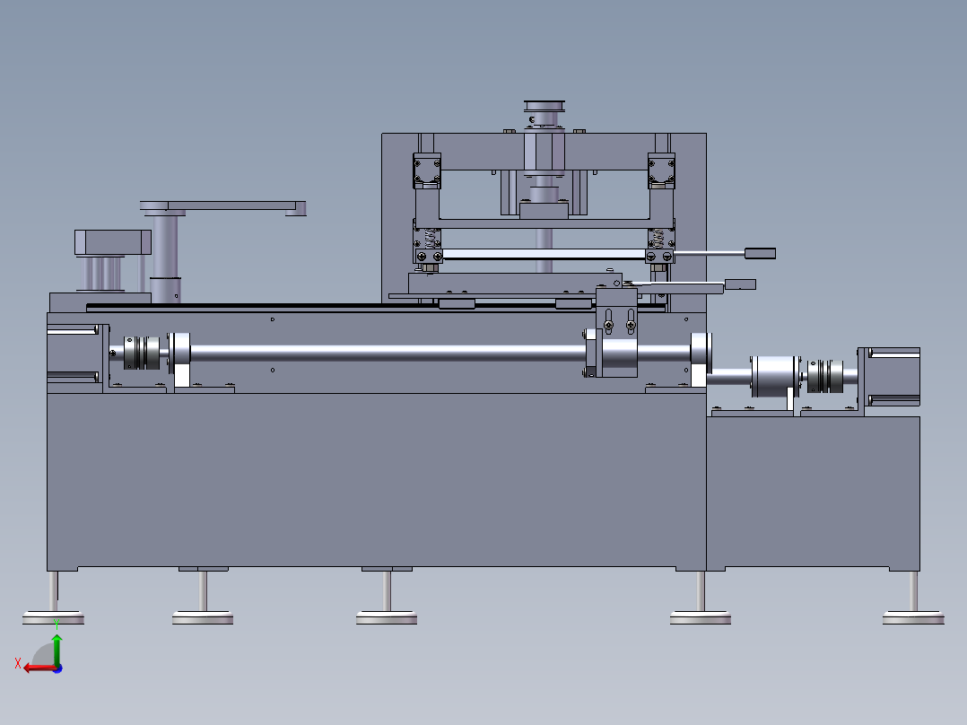 同位素胶囊自动分装系统设计后视图