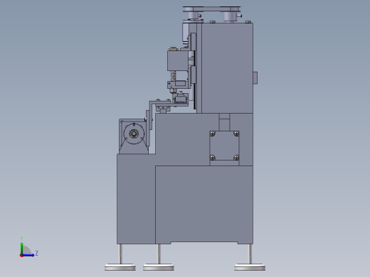 同位素胶囊自动分装系统设计左视缩略图
