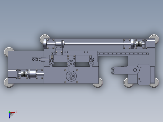 同位素胶囊自动分装系统设计俯视缩略图