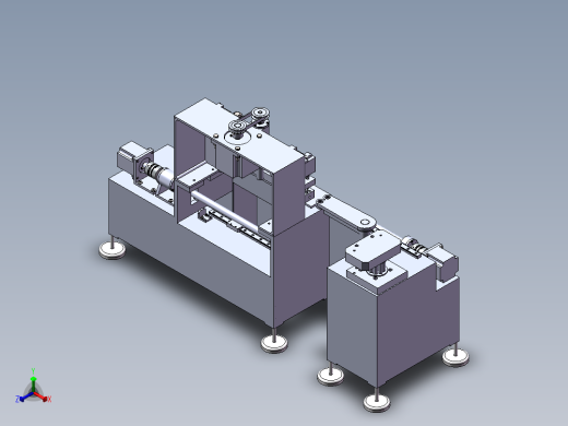 同位素胶囊自动分装系统设计正等轴测缩略图