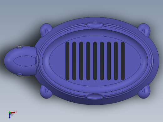乌龟款肥皂盒俯视缩略图