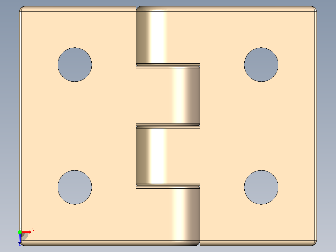 型材-KJN 30X30 CONDUCTIVE HINGE 3842544527俯视图