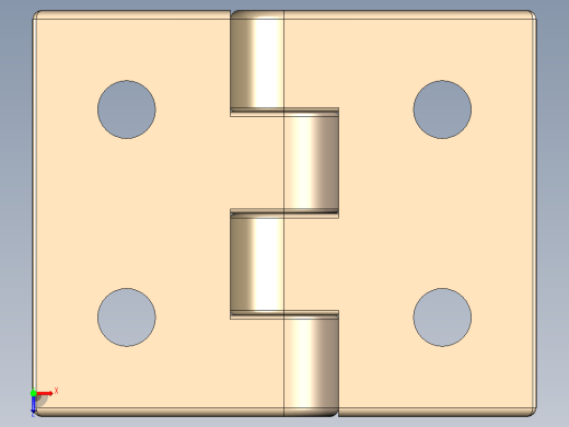 型材-KJN 30X30 CONDUCTIVE HINGE 3842544527俯视缩略图