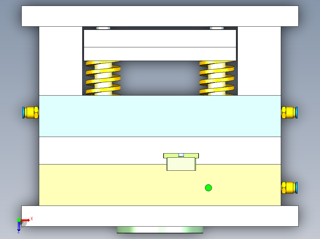 手机外壳注塑模具设计含三维二维说明书1457483===340俯视图