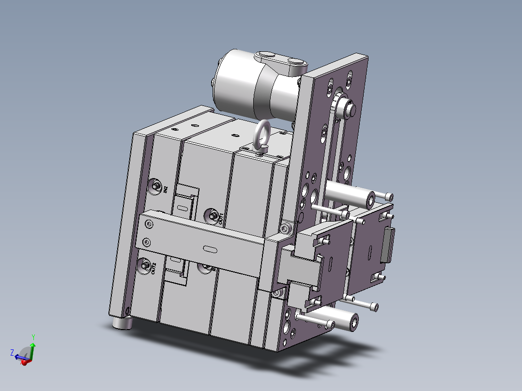 复杂的斜顶，滑块，齿轮模具