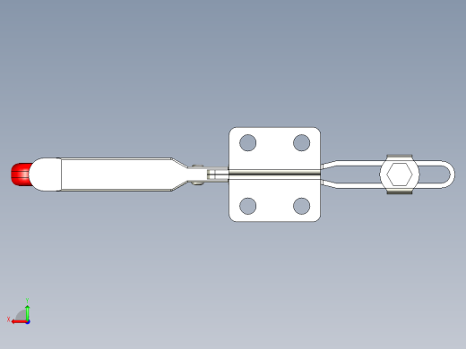 水平式夾鉗SSP(M)-3D多系列多零件图纸模型后视缩略图