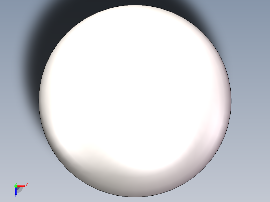 EHA椭圆形封头DN2500俯视图