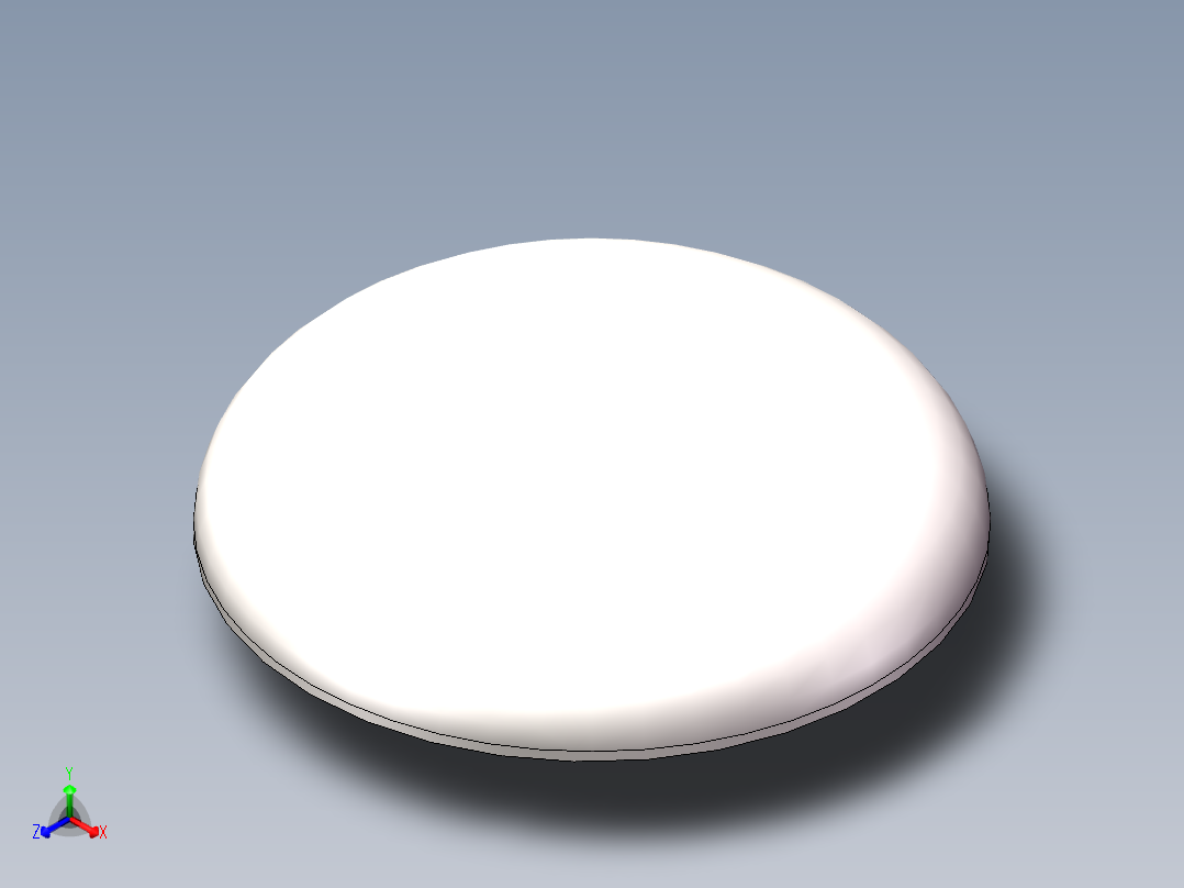 EHA椭圆形封头DN2500正等轴测图